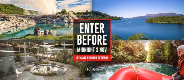 TUM21 Ultimate Rotorua Getaway FB header Enter before 3 November FA